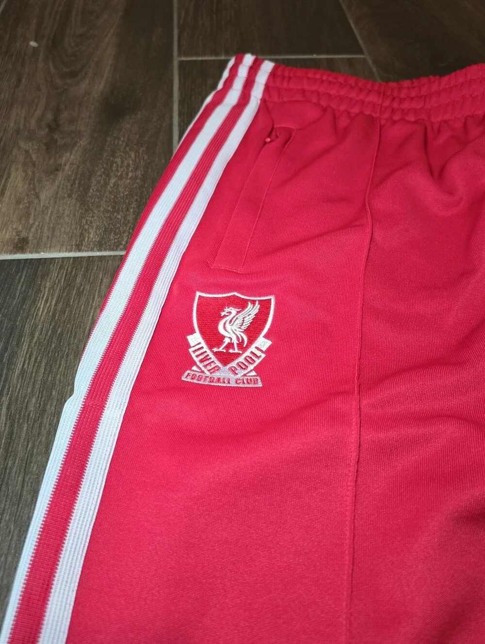 NEW Men's L LARGE Adidas Originals RUBY RED Liverpool FC Track Pants New JZ0139